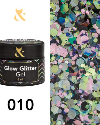 F.O.X Glow Glitter Gel 010
