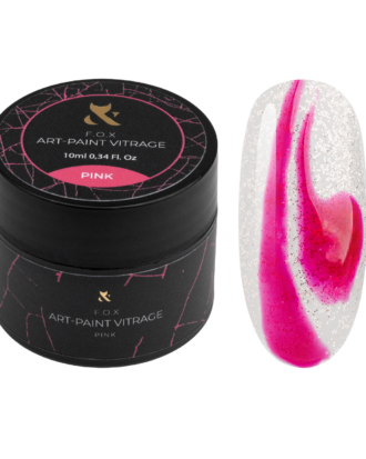 F.O.X Art-paint Vitrage Pink