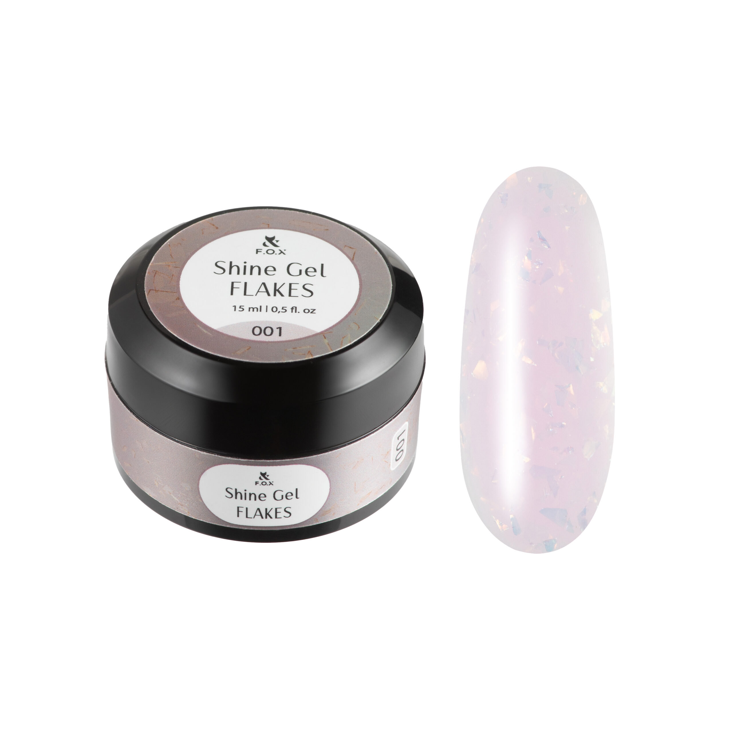 F.O.X Shine Gel Flakes 001,