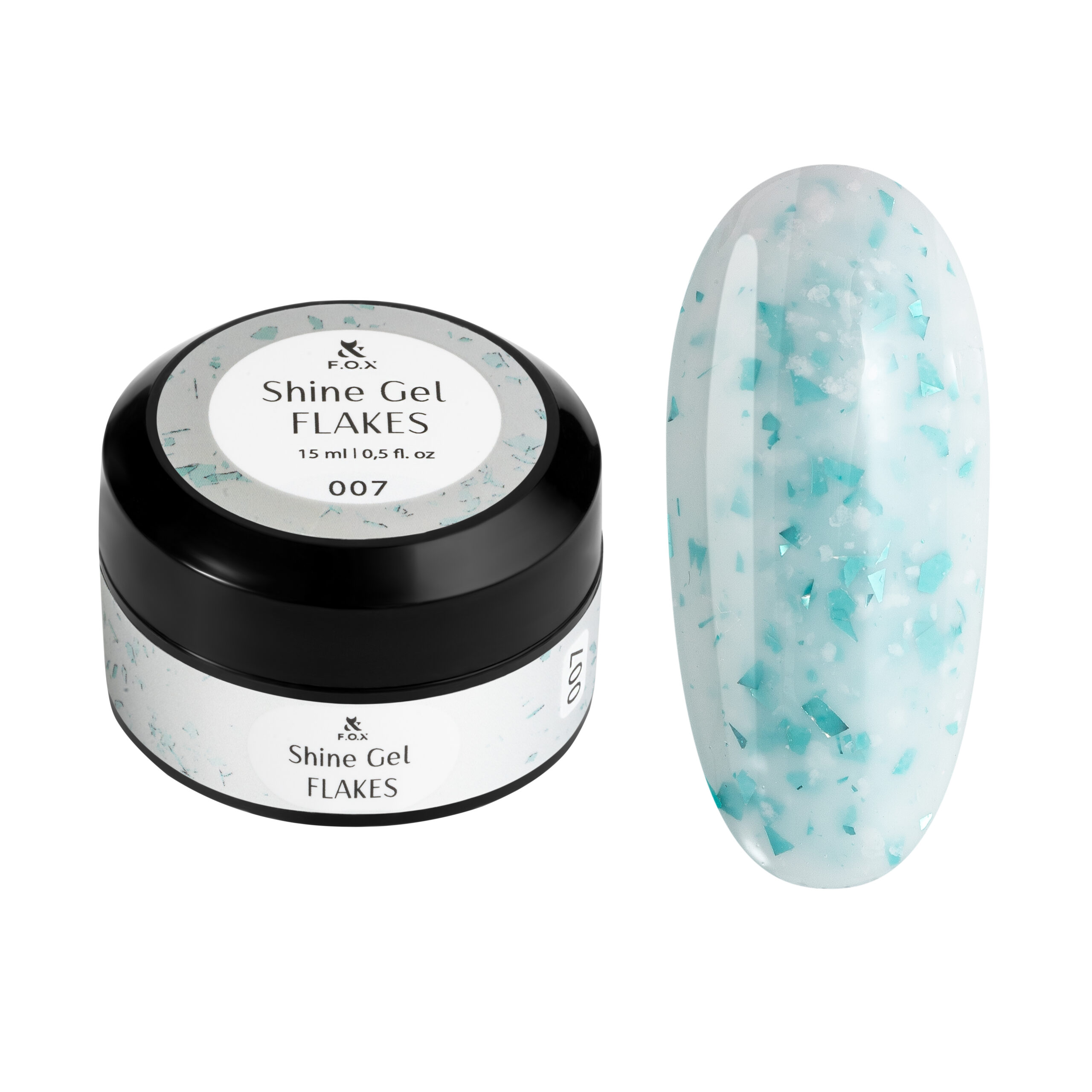 shine gel flakes 007